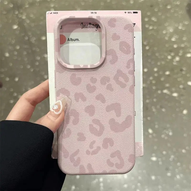 Receipt Printer Thermal - الوردي ليوبارد طباعة Lichee نمط سيليكون