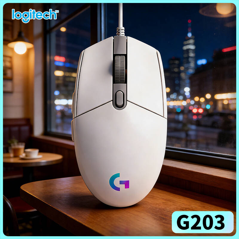 ماوس ألعاب لوجيتك G203 سلكي بإ - مراجعة Logitech Mouse G203 وسعره