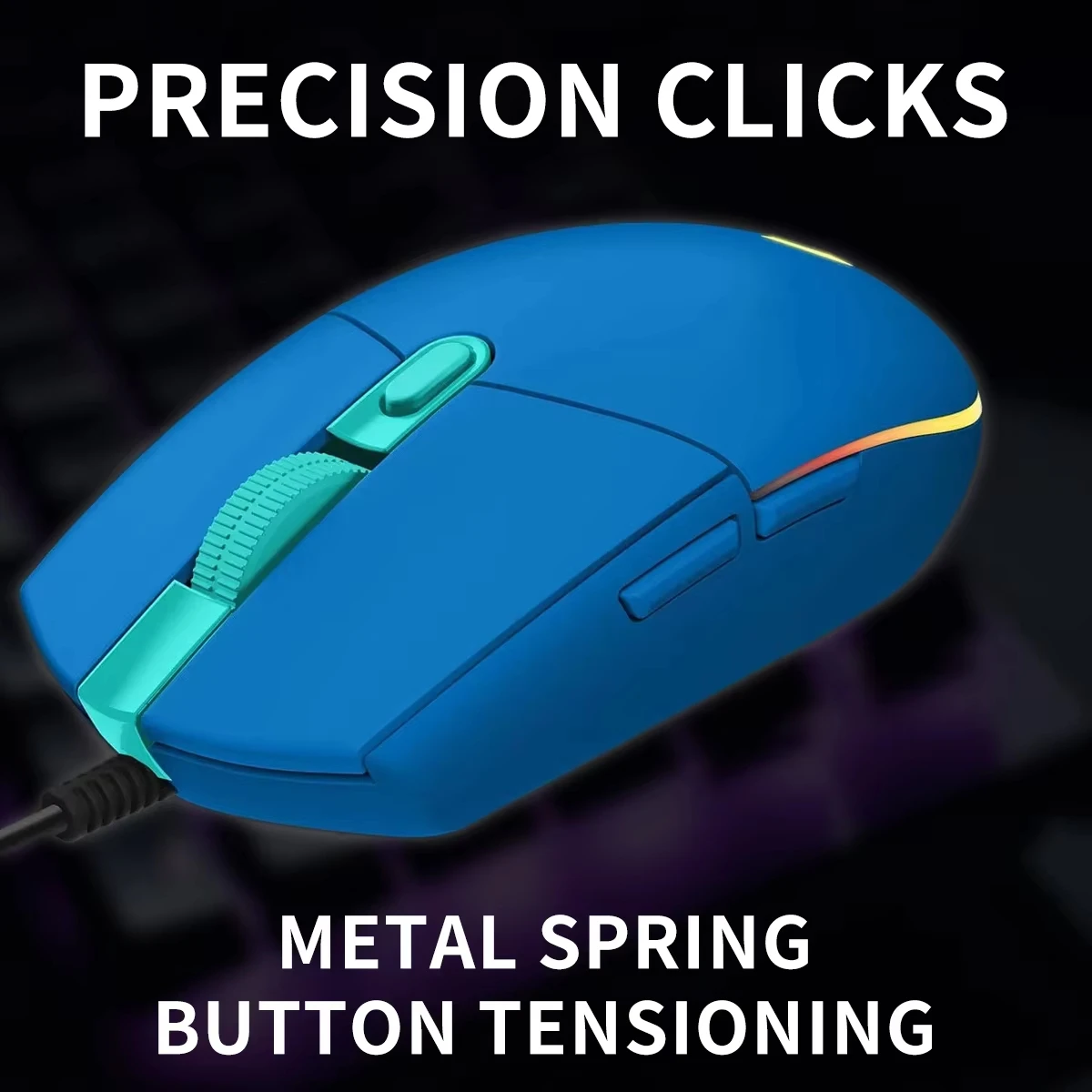 فأرة ألعاب لوجيتك G203 LIGHTSY - مراجعة Logitech Mouse G203 وسعره