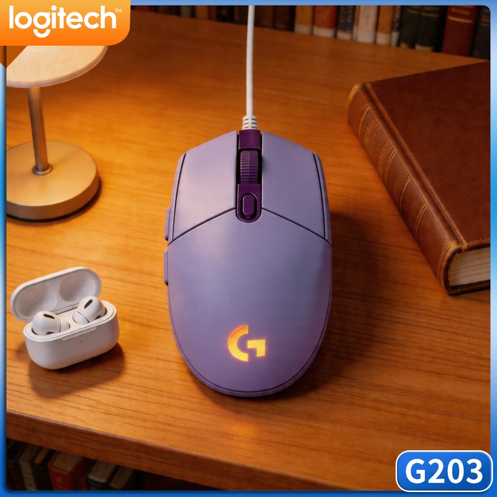 ماوس الألعاب السلكي لوجيتك G20 - مراجعة Logitech Mouse G203 وسعره