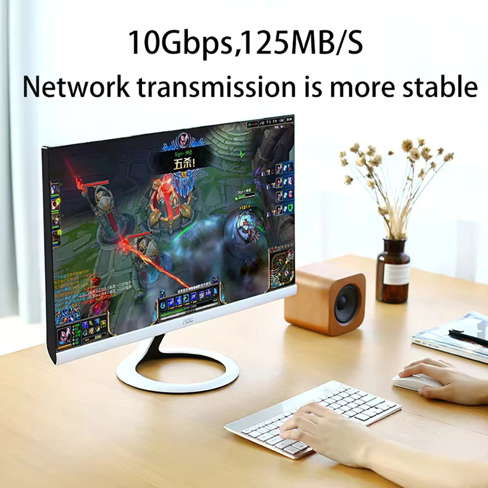 1000Mbps شقة إيثرنت Cat6 Lan 1 - مراجعة Power Over Ethernet وسعره